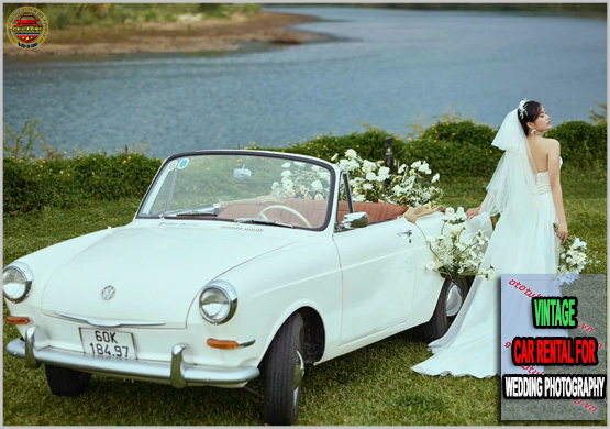 VINTAGE CAR RENTAL FOR WEDDING PHOTOGRAPHY