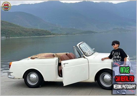 VINTAGE CAR RENTAL FOR WEDDING PHOTOGRAPHY